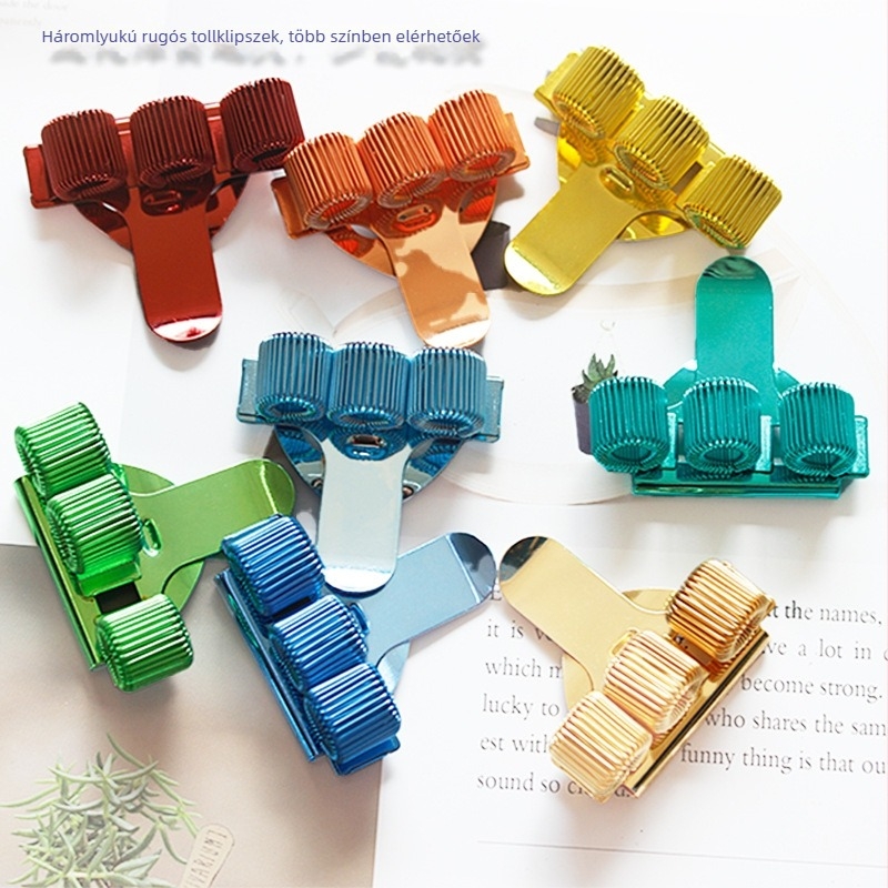 ALK fém tollklipsz – fix tolltároló, 39×40 mm