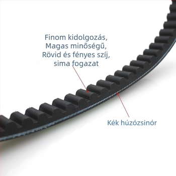 GY6 motorhajtóöv robogó/motorkerékpárhoz, 50–125cc, 669 mm hosszú, Leopard Card márka