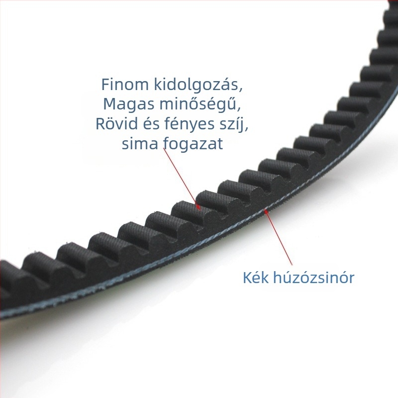 GY6 motorhajtóöv robogó/motorkerékpárhoz, 50–125cc, 669 mm hosszú, Leopard Card márka