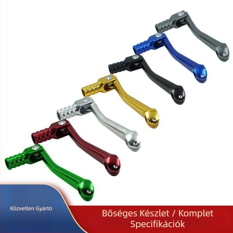 Motorkerékpár CNC váltókar — alumíniumötvözet, egykaros, univerzális illeszkedés, modell XGS-168