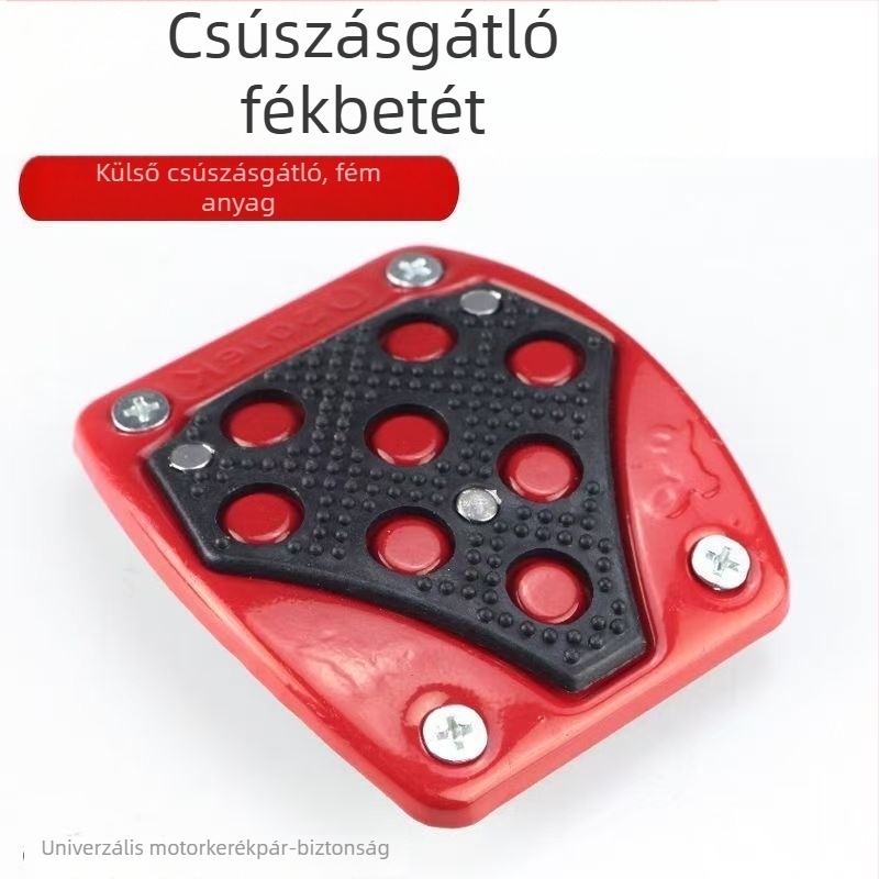 Fém motorkerékpár hátsó pedál csúszásgátló felülettel