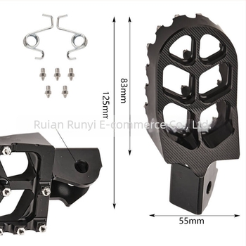 CNC alumínium lábpedálok motorkerékpárhoz, kompatibil CRF150F, CRF230F és Qulong Light Bee