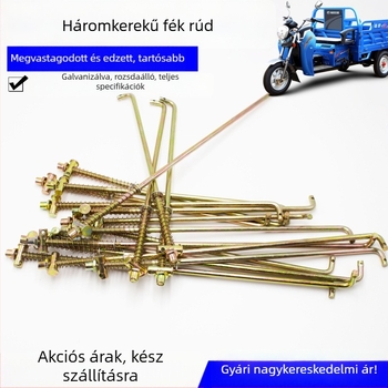 Fékkar elektromos háromkerekű triciklihez rugós pedálos és anyával