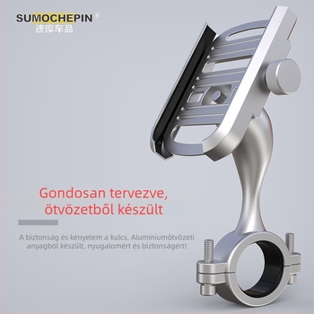 Alumínium-ötvözetű motorkerékpártelefon-tartó általános modellekhez — Speed motorcycle products, modell 20201027