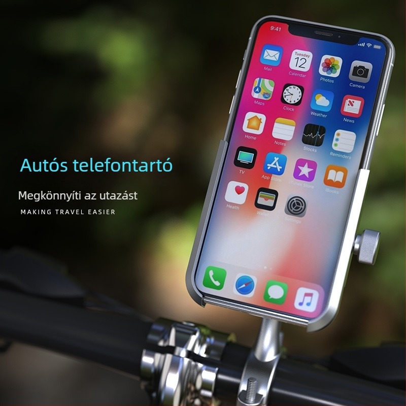 Alumínium-ötvözetű motorkerékpártelefon-tartó általános modellekhez — Speed motorcycle products, modell 20201027