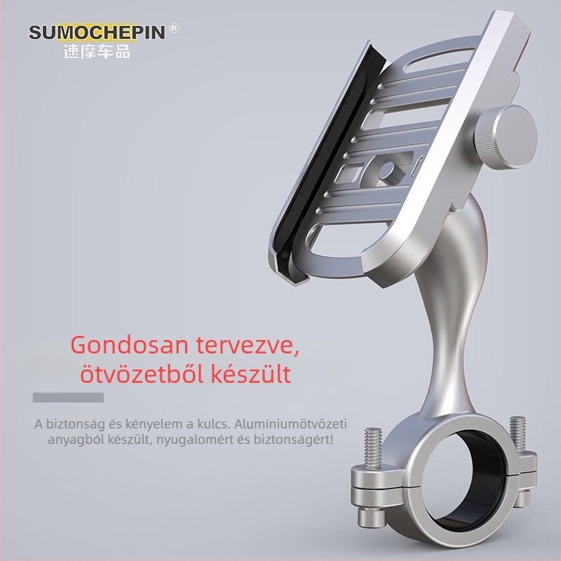 Alumínium-ötvözetű motorkerékpártelefon-tartó általános modellekhez — Speed motorcycle products, modell 20201027