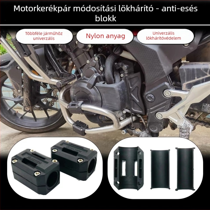 Motorkerékpárhoz anti-koccanás blokk – műanyag lökhárító védőpárna – karcolásálló