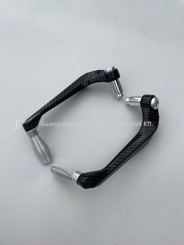 Motorkerékpár kézvédő – alumínium ötvözet, CNC hajlított ívű, univerzális kormánykompatibilitás, vintage módosított motorkerékpárhoz