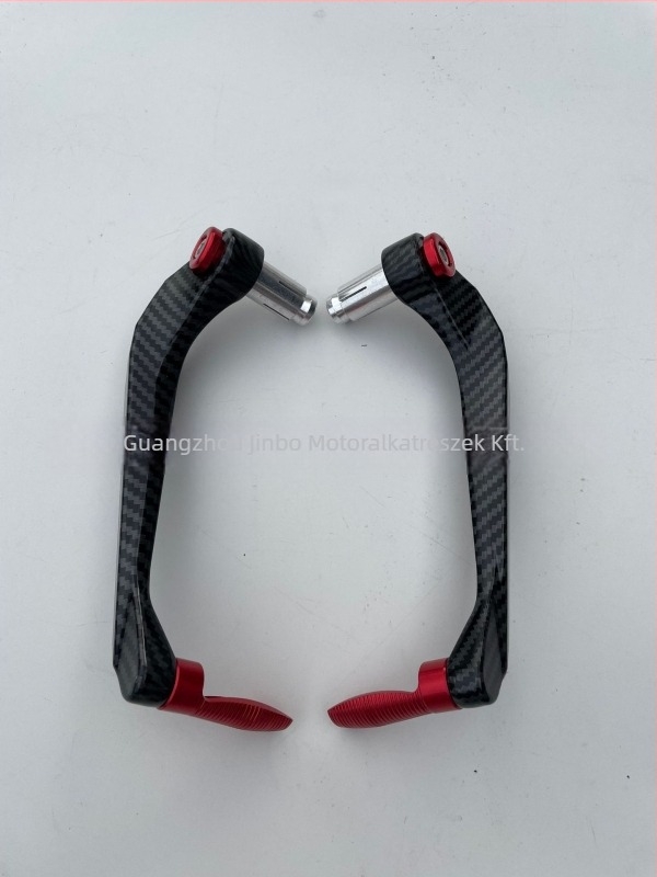 Motorkerékpár kézvédő – alumínium ötvözet, CNC hajlított ívű, univerzális kormánykompatibilitás, vintage módosított motorkerékpárhoz