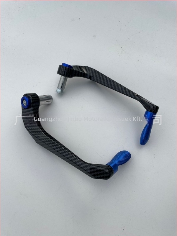 Motorkerékpár kézvédő – alumínium ötvözet, CNC hajlított ívű, univerzális kormánykompatibilitás, vintage módosított motorkerékpárhoz