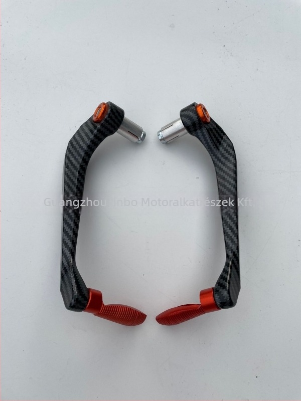 Motorkerékpár kézvédő – alumínium ötvözet, CNC hajlított ívű, univerzális kormánykompatibilitás, vintage módosított motorkerékpárhoz