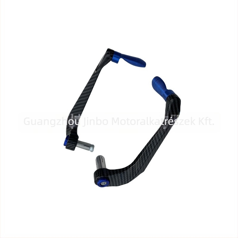 Motorkerékpár kézvédő – alumínium ötvözet, CNC hajlított ívű, univerzális kormánykompatibilitás, vintage módosított motorkerékpárhoz