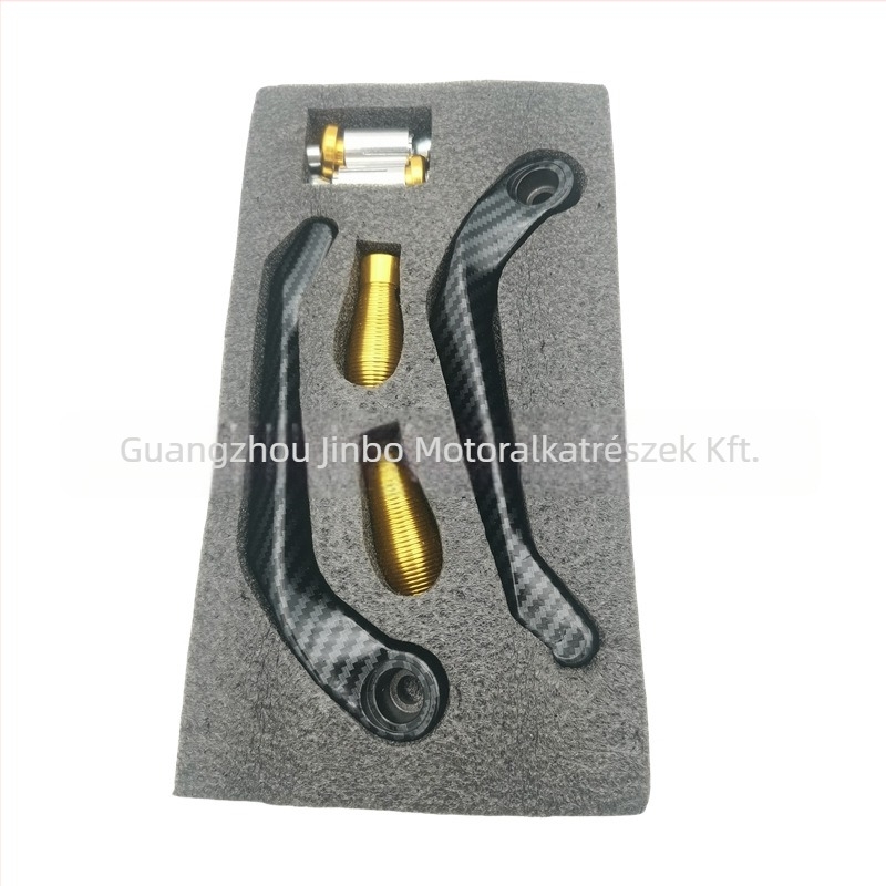 Motorkerékpár kézvédő – alumínium ötvözet, CNC hajlított ívű, univerzális kormánykompatibilitás, vintage módosított motorkerékpárhoz