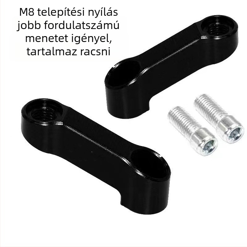 Elektromos motorkerékpár visszapillantó tükör kiterjesztő rúd, modell 001, tükrözés elmozdítás