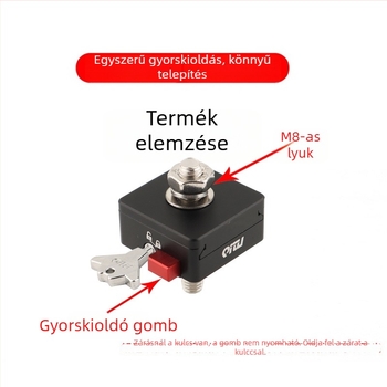 LED reflektor anti-törés gyorskioldó tartó autókhoz és motorkerékpárokhoz, alumíniumötvözet