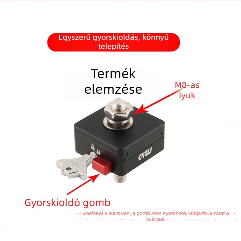 LED reflektor anti-törés gyorskioldó tartó autókhoz és motorkerékpárokhoz, alumíniumötvözet