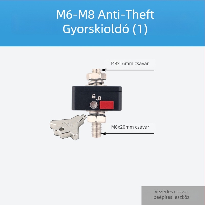 LED reflektor anti-törés gyorskioldó tartó autókhoz és motorkerékpárokhoz, alumíniumötvözet