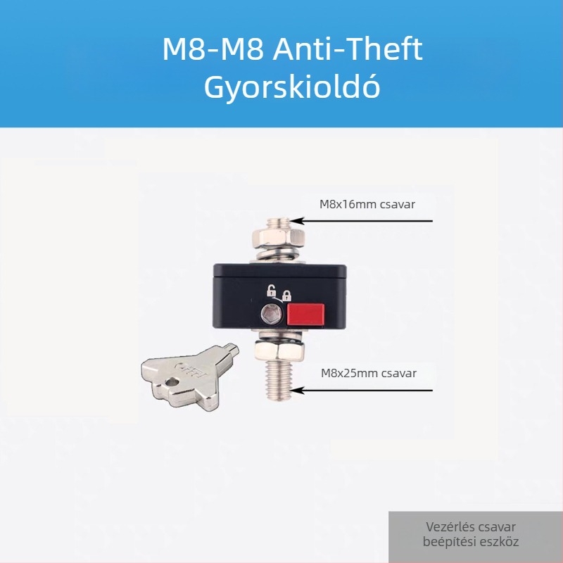 LED reflektor anti-törés gyorskioldó tartó autókhoz és motorkerékpárokhoz, alumíniumötvözet