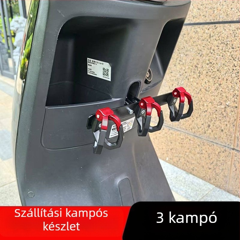 Xin Lei elektromos jármű – első keresztrúd soros kampókkal, ABS kampók és alumínium ötvözet tartó a kiszállításhoz