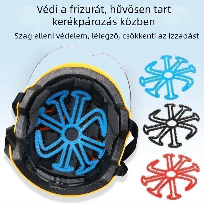 Silikon sisakpárna - szellőző, szagtalanító, univerzális illeszkedés