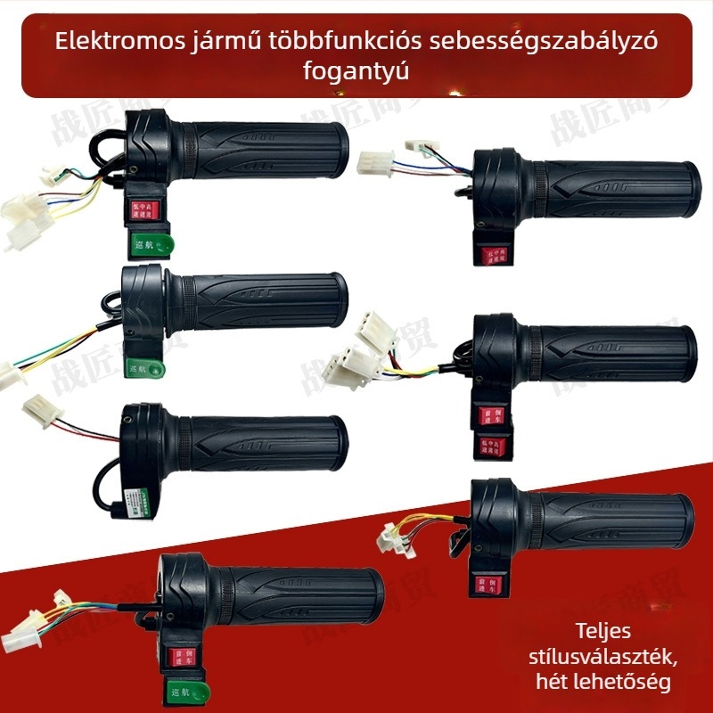 Elektromos jármű gázkar háromsebességes előre/hátra funkcióval és sebességszabályozással