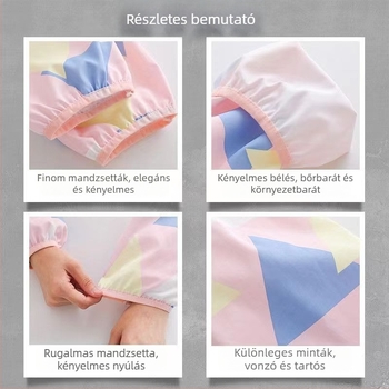 Hosszú vízálló ujjvédők kötényekhez, olaj- és fröccsenésálló, kopásálló, konyhai és irodai használatra