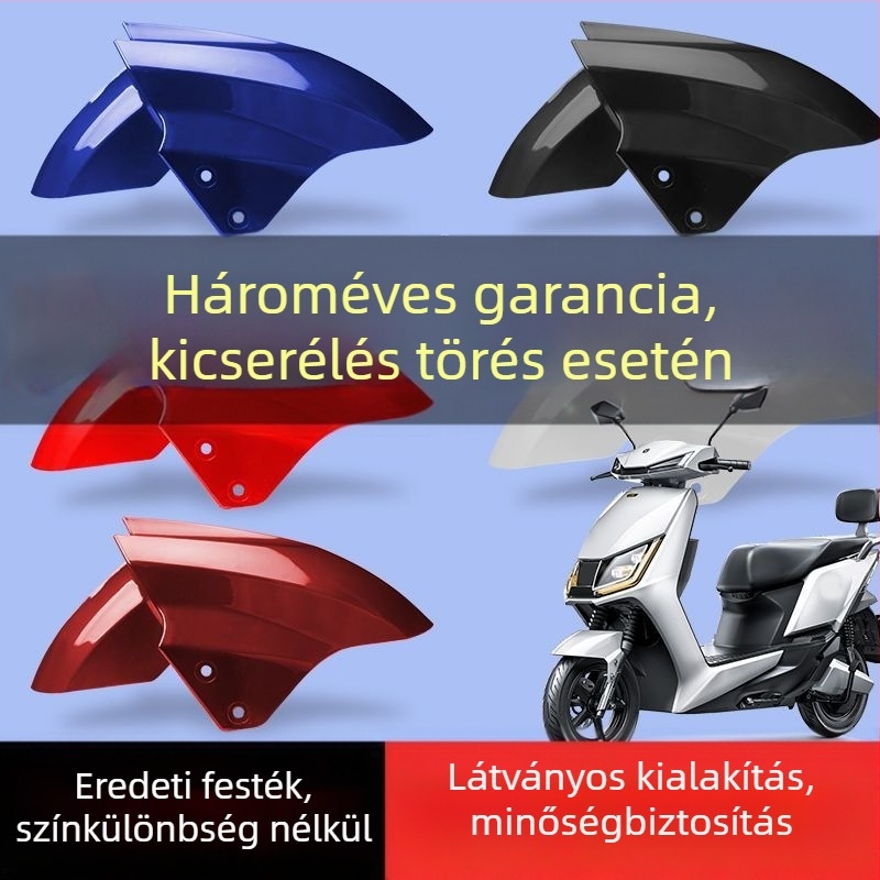 Elektromos jármű előtti sárvédő, fröccsenés elleni védelem, kompatibilis Aima, Yadi, Luyuan, Xunying