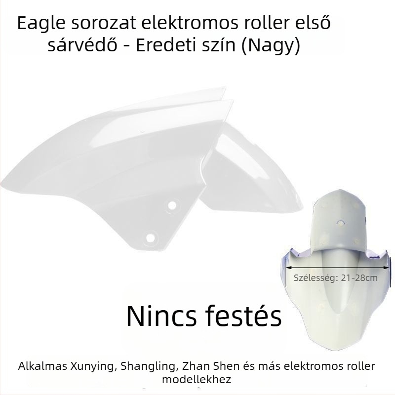 Elektromos jármű előtti sárvédő, fröccsenés elleni védelem, kompatibilis Aima, Yadi, Luyuan, Xunying