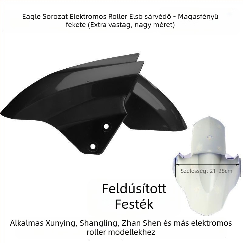 Elektromos jármű előtti sárvédő, fröccsenés elleni védelem, kompatibilis Aima, Yadi, Luyuan, Xunying