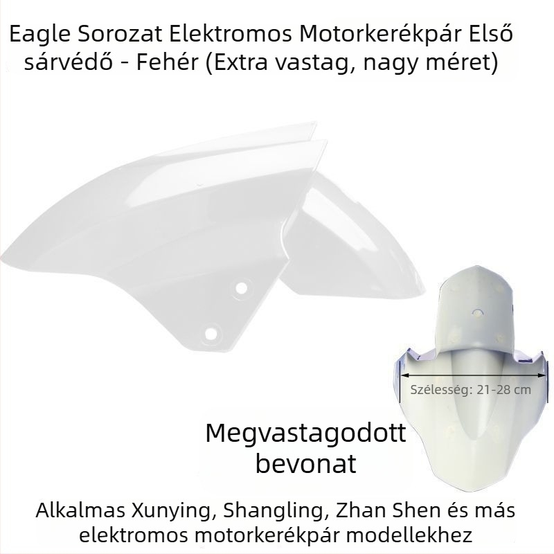 Elektromos jármű előtti sárvédő, fröccsenés elleni védelem, kompatibilis Aima, Yadi, Luyuan, Xunying
