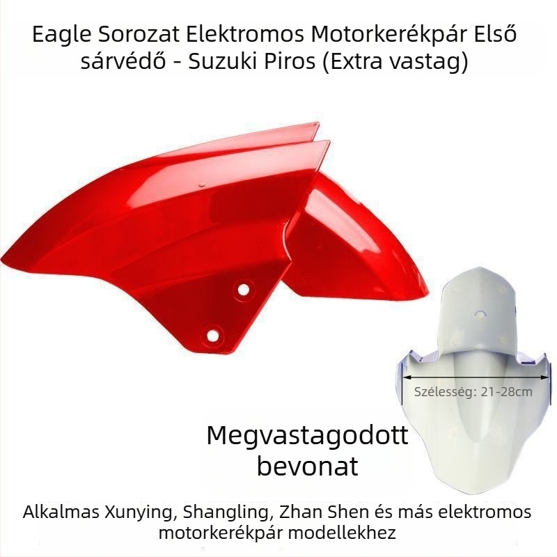 Elektromos jármű előtti sárvédő, fröccsenés elleni védelem, kompatibilis Aima, Yadi, Luyuan, Xunying