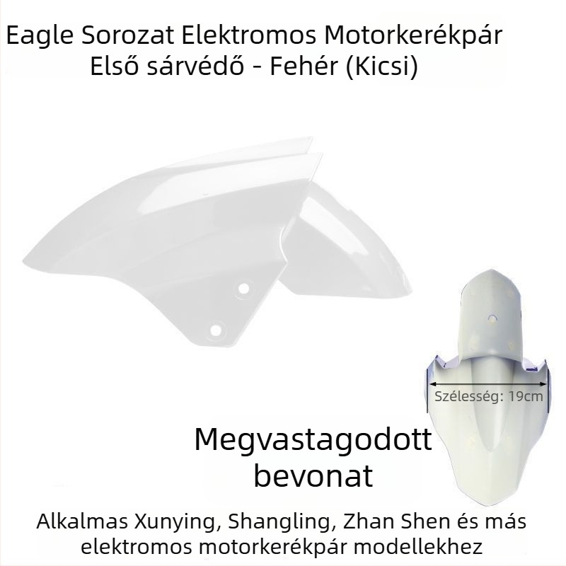 Elektromos jármű előtti sárvédő, fröccsenés elleni védelem, kompatibilis Aima, Yadi, Luyuan, Xunying