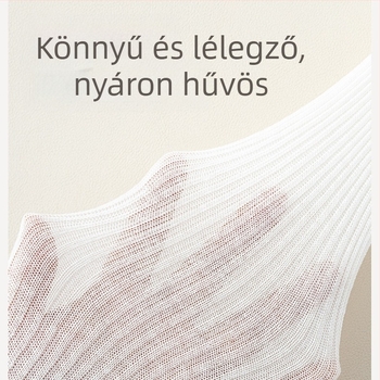 Női légáteresztő ultra vékony félujjas kesztyű masnival és hímzéssel