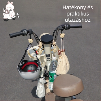 HD Elülső univerzális akasztó elektromos járművekhez – fúrás nélküli telepítés, sisak- és táskátartó motorokhoz és kerékpárokhoz