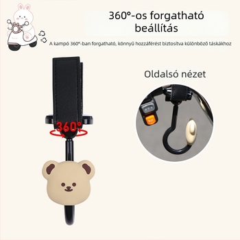 HD Elülső univerzális akasztó elektromos járművekhez – fúrás nélküli telepítés, sisak- és táskátartó motorokhoz és kerékpárokhoz