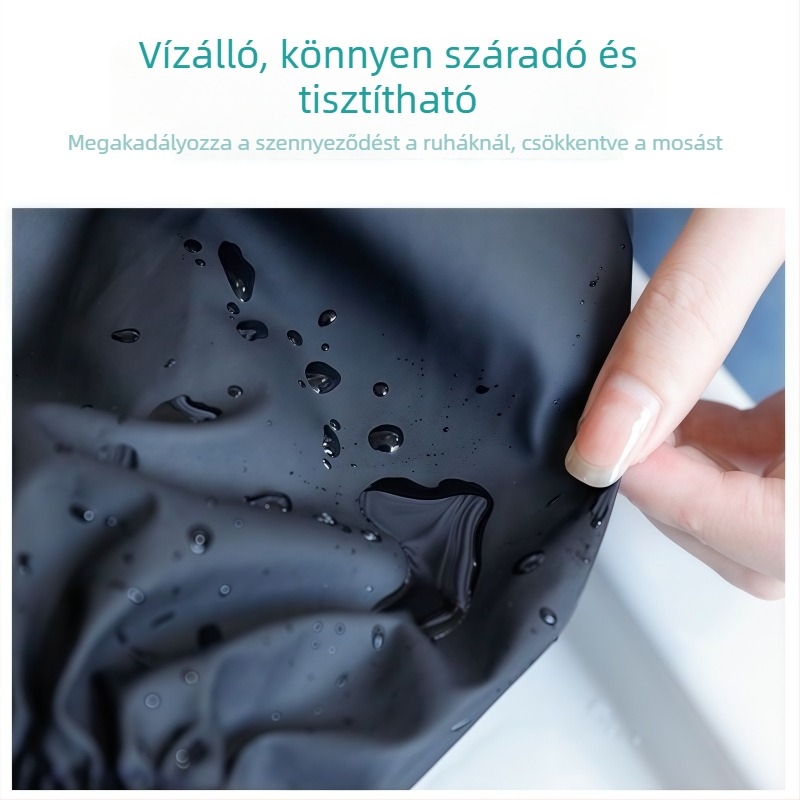 Hosszú vízálló konyhai ujjvédők, uniszex, PVC anyag, matt felület, munka közben