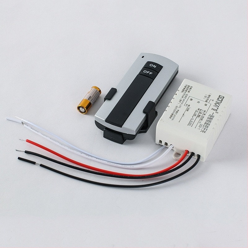 Gonka Guangjia 1-csatornás vezeték nélküli távirányítós kapcsoló, klasszikus, egyszerű, kompakt kialakítás, működési hőmérséklet 85°C-ig, különböző világítási alkalmazásokhoz, kiállítótermekhez és folyosókhoz, anyag-szám JL-C02-1 road