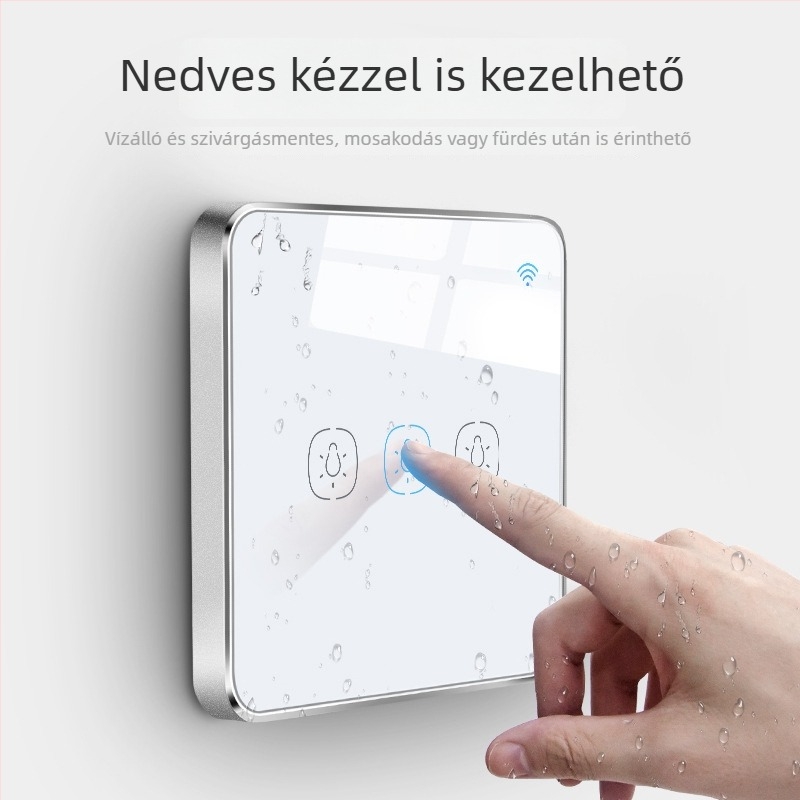 Keeper TY-CN-L Okos WiFi világítási vezérlő érintőpanellel, hangvezérléssel és távoli hozzáféréssel az egész házhoz