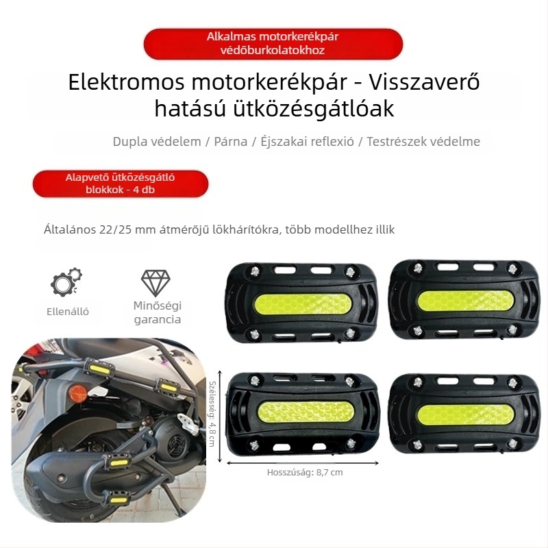 Motorkerékpár védőpajzs Suzuki Uhr150Afr125 – ütközés elleni és zuhanás elleni védelem