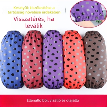 PU bőr konyhai karvédő, vízálló, olajálló, bélelt, kopásálló