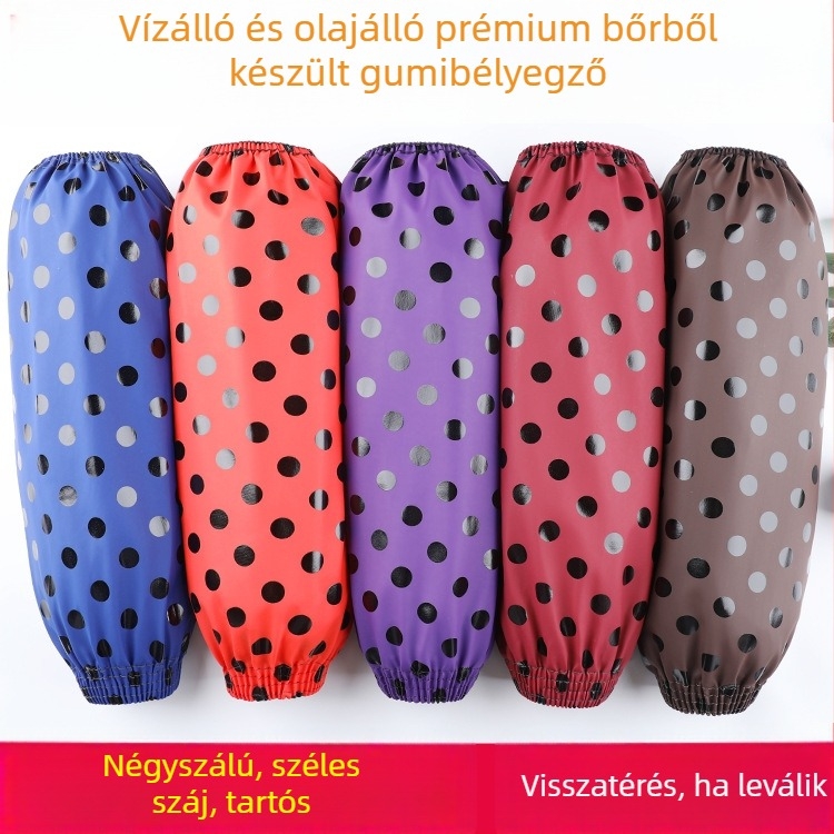 PU bőr konyhai karvédő, vízálló, olajálló, bélelt, kopásálló