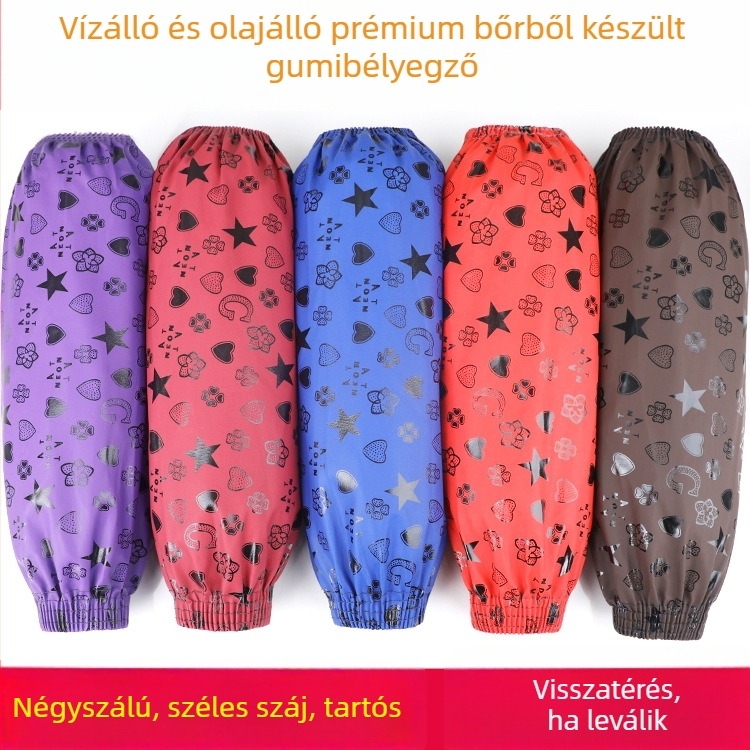 PU bőr konyhai karvédő, vízálló, olajálló, bélelt, kopásálló