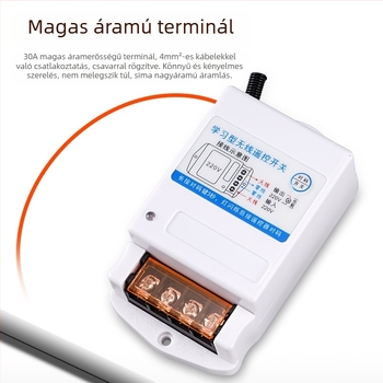 Vízpumpákhoz vezeték nélküli távirányító kapcsoló – PC anyag, Tanuló típus, Könnyű telepítés, -20–50°C