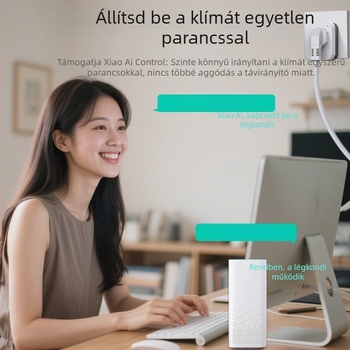 Légkondicionáló okos aljzat — 16A, AC110/250V, 2200W, réz test, 89 g