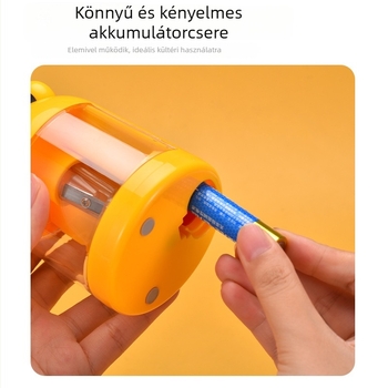 Elektromos ceruzahegyező állatmotívum, modell 60, műanyag kivitel