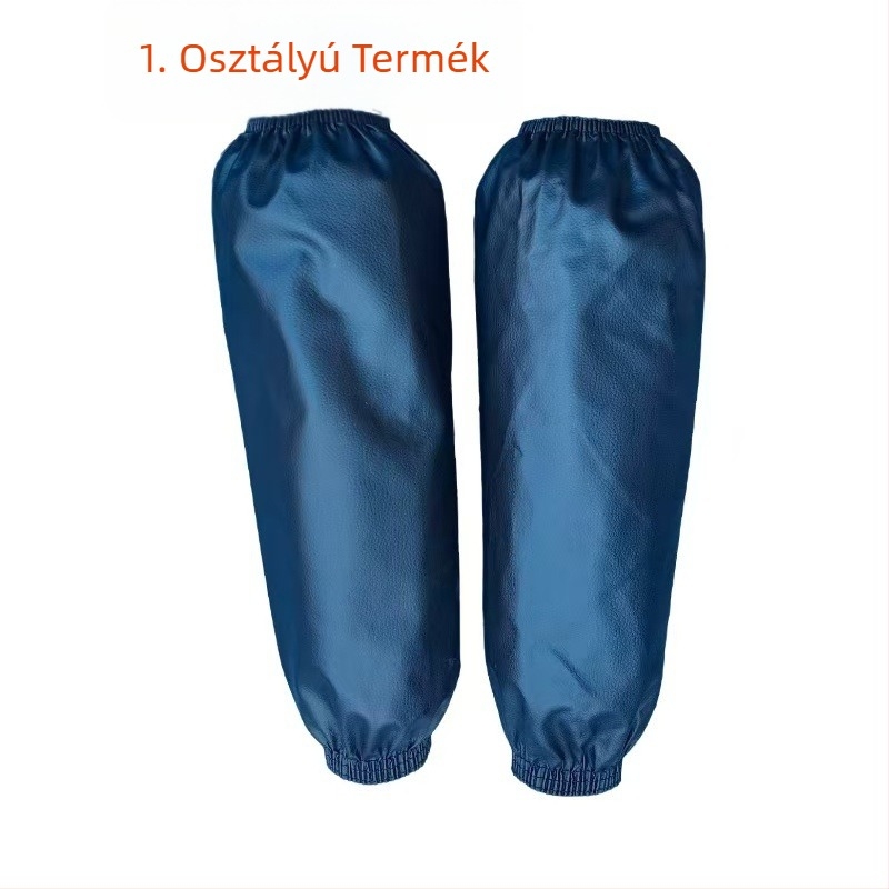Vízálló bőr ujjvédők munka közben, megerősített PU puha bőrrel, tartós, szennyeződés- és olajálló