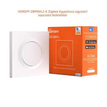 Sonoff Zigbee egyvezetékes, egycsatornás távirányítható kapcsoló időzítővel (CE)