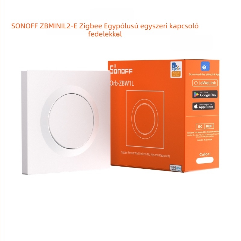 Sonoff Zigbee egyvezetékes, egycsatornás távirányítható kapcsoló időzítővel (CE)