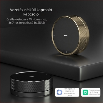 E6 okos forgókapcsoló — Mijia alkalmazás integrációval, vezeték nélküli jelenetvezérlés, lépés nélküli fényerő-szabályzás és függönyök kapcsolódása