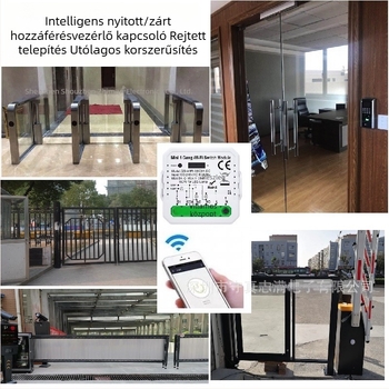 SZZM Zigbee okos kapcsoló száraz érintkezővel, 100-240V AC, 5A